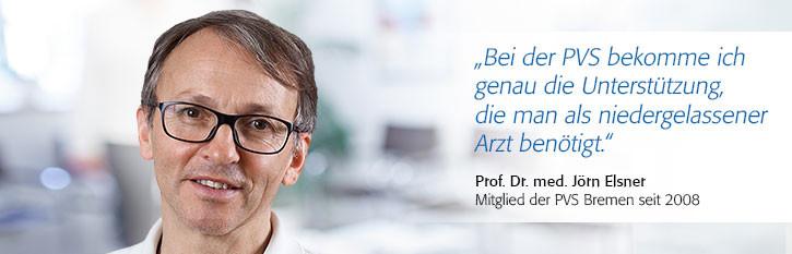Prof. Dr. Elsner, Mitglied der PVS seit 2008